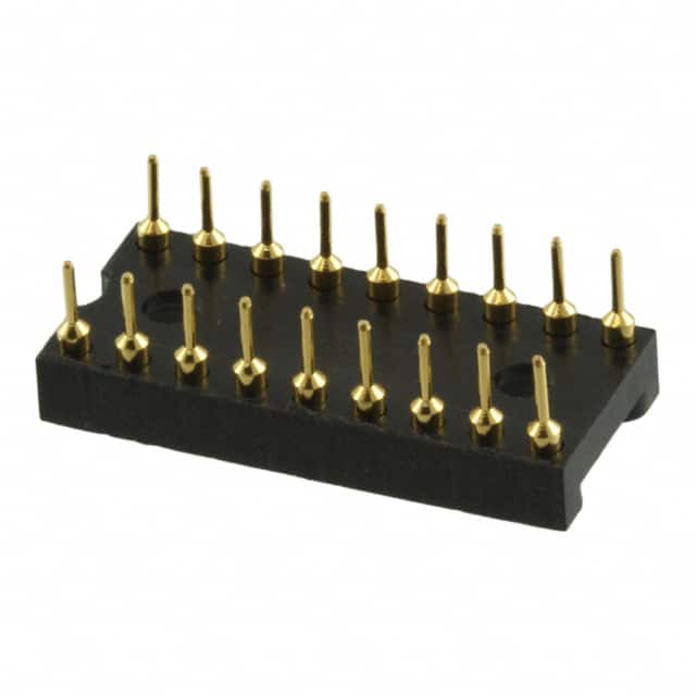 1-1437536-3 CONN IC DIP SOCKET 18POS GOLD