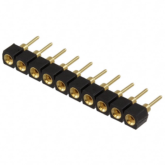 510-AG90D-10 CONN SOCKET SIP 10POS GOLD