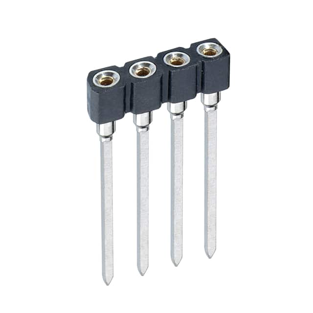 D01-9950442 CONN SOCKET SIP 4POS GOLD