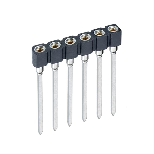D01-9950642 CONN SOCKET SIP 6POS GOLD