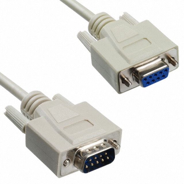 AK178-3 CABLE ASSY DB09 SHLD BEIGE 3M