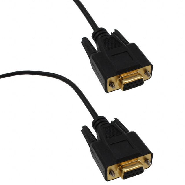 P450-006 CABLE ASSY DB09 SHLD BLACK 1.83M