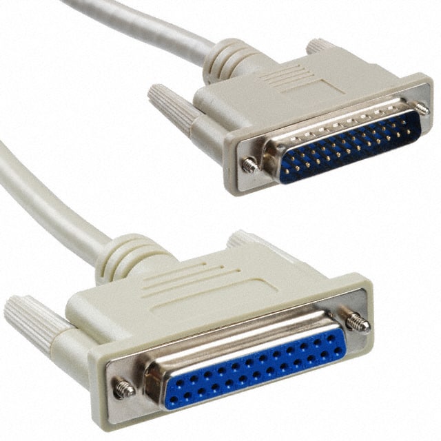 AK135-2 CABLE ASSY DB25 SHLD BEIGE 2M