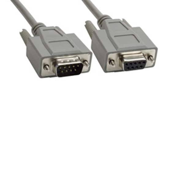 CS-DSDMDB09MF-002.5 CABLE ASSY DB09 SHLD GRAY 762MM