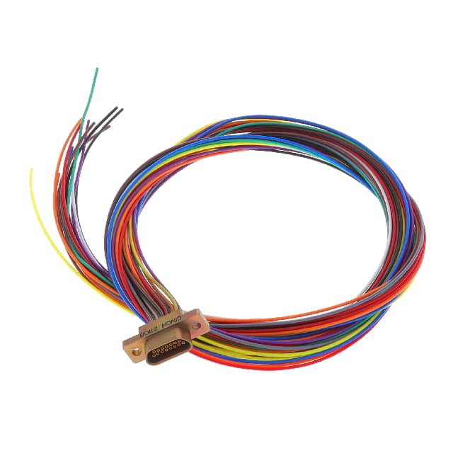 M83513/04-B11C 15 POS RCPT 18" COLR ETFE CD PLT