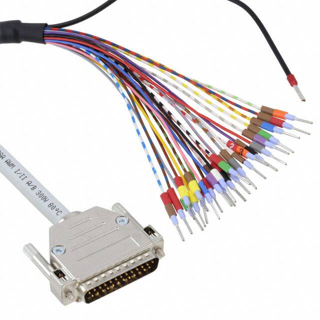 2926519 CABLE ASSY DB25 SHIELDED GRAY 1M