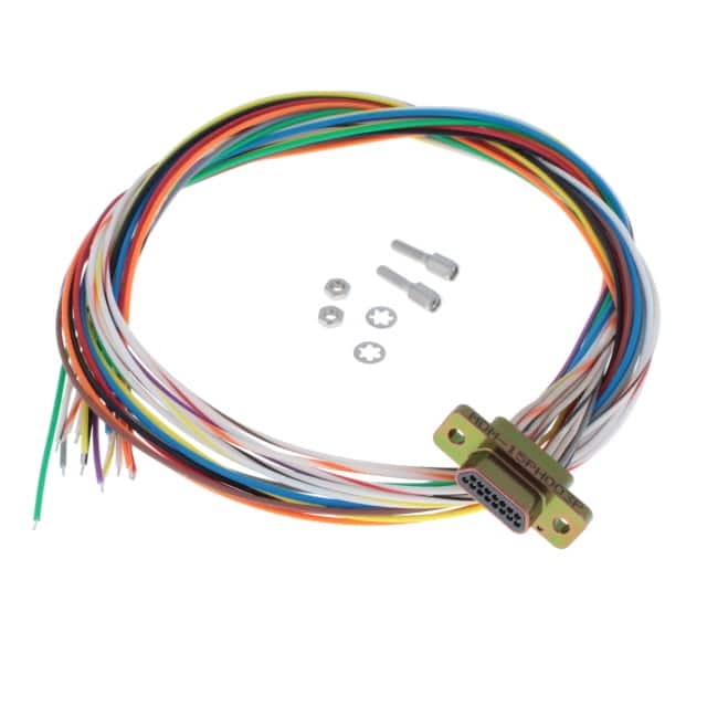 MDM-15PH003P CABLE ASY D TO WIRE 15P 457.2MM