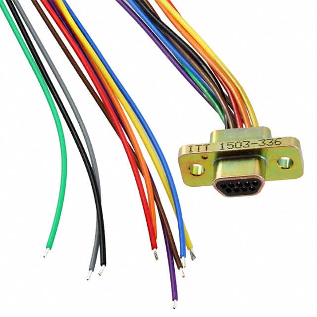 MDM-9PH006B-F222 CBL ASSY MICRO D - WIRE  914.4MM