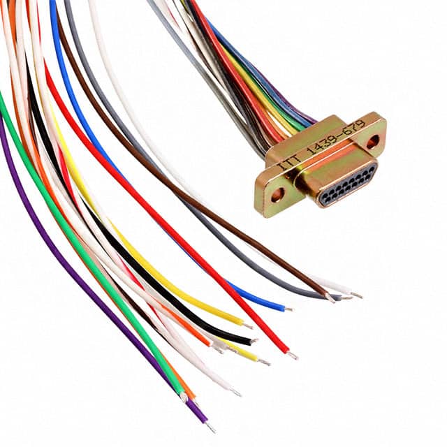 MDM-15PH006B-F222 CABLE ASY D TO WIRE 15P 914.4MM