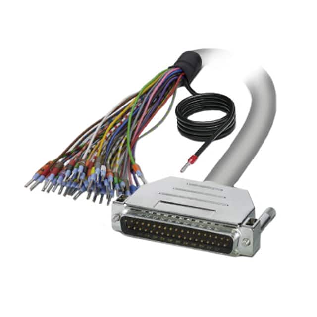 2926616 CABLE ASSY DB37 SHIELDED GRAY 3M