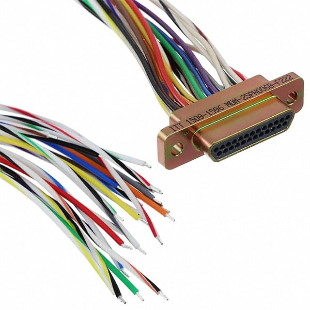 MDM-25PH006B-F222 CABLE ASY D TO WIRE 25P 914.4MM