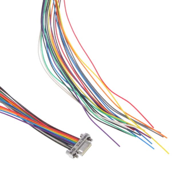 A28000-021 NANO-D 21POS MALE W/ 18IN WIRE