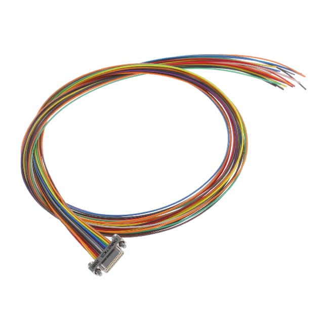 A28000-025 NANO-D 25POS MALE W/ 18IN WIRE