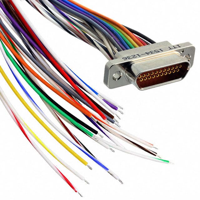 MDM-21SH006B-A174-F222 CABLE ASY D TO WIRE 21P 914.4MM