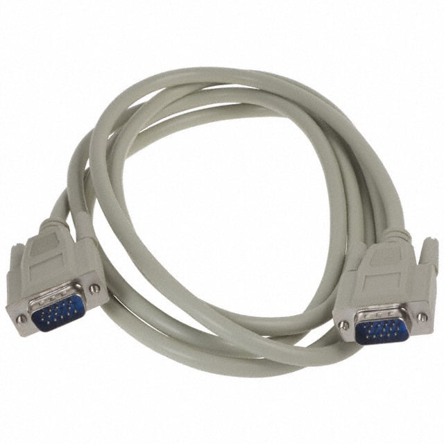 AK532-2 CABLE ASSY HD15 SHLD BEIGE 2M
