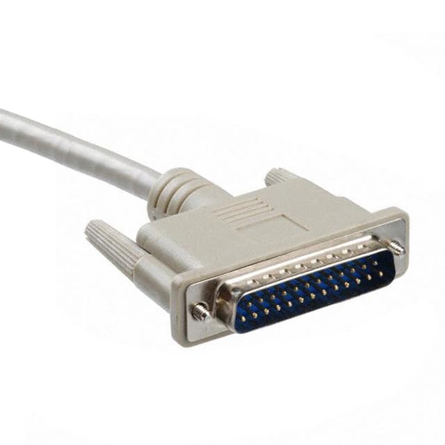 A-DSUB-05-42-28-100 CABLE ASSY DB25 UNSHLD BEIGE 1M