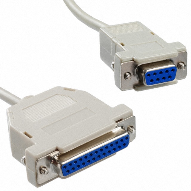 AK124-3 CABLE ASSY DB09 TO DB25 SHLD 3M