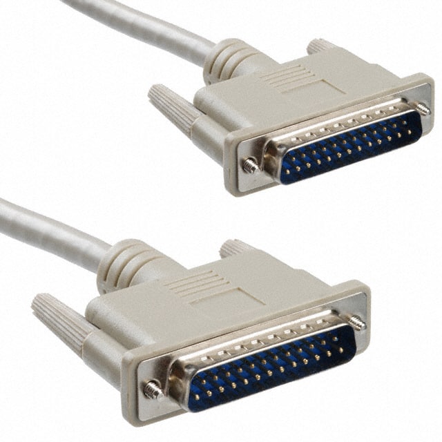 AK162-3 CABLE ASSY DB25 SHLD BEIGE 3M