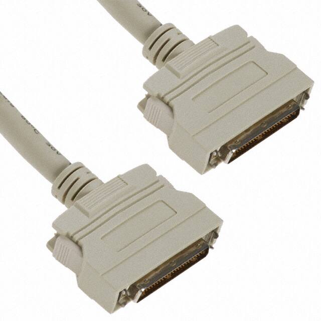 AK579/F-2 CABLE ASSY HPDB50 SHLD BEIGE 2M