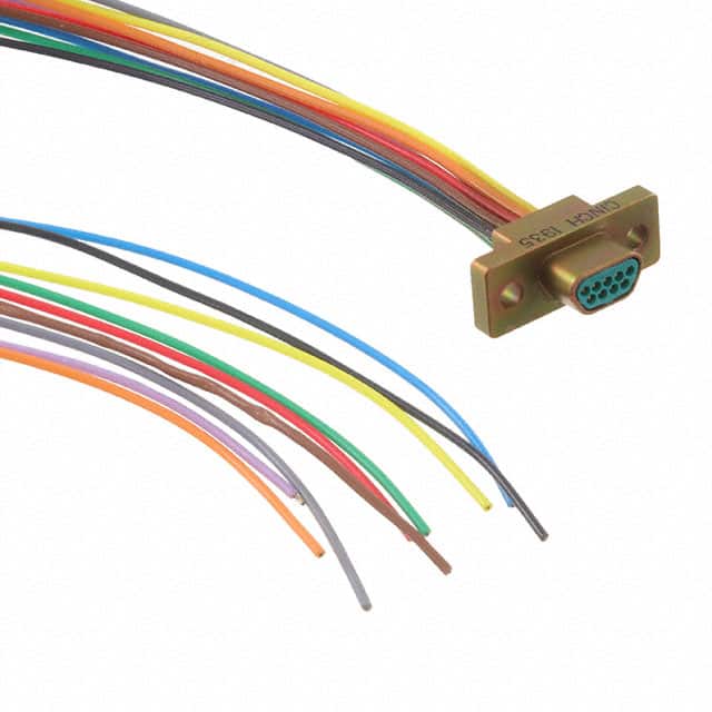 DCCM9P6E5-36.0B MICRO-D PLUG 9POS WIRE LEAD 36"