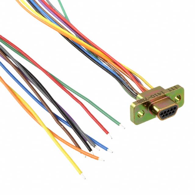 M83513/03-A03C MICRO-D PLUG 9POS PIN 18" WIRE