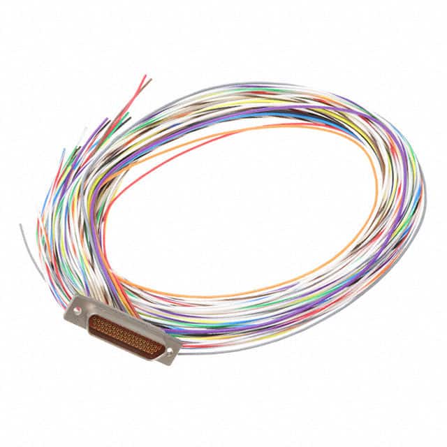 DCCM51S6E5-18.0BN MICRO-D SKT 51POS WIRE LEAD 18"