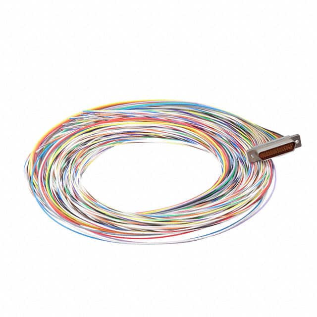 DCCM51S6E5-36.0BN MICRO-D SKT 51POS WIRE LEAD 36"