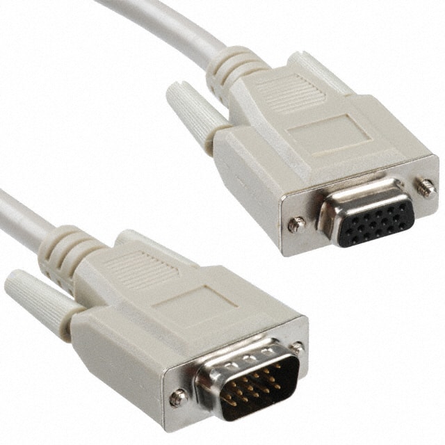 AK3220-1.8 CABLE ASSY HD15 SHLD BEIGE 1.8M
