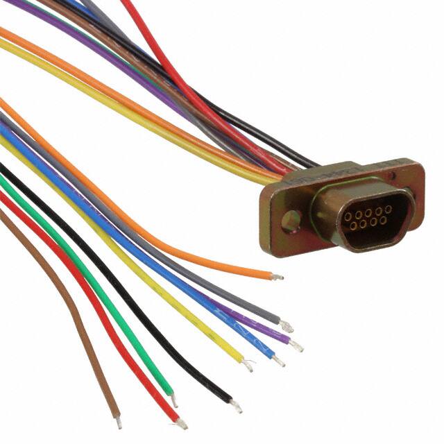 M83513/04-A03C MICRO-D RCPT 9POS SKT 18" WIRE