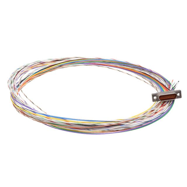 DCCM21S6E5-36.0BN MICRO-D SKT 21POS WIRE LEAD 36"