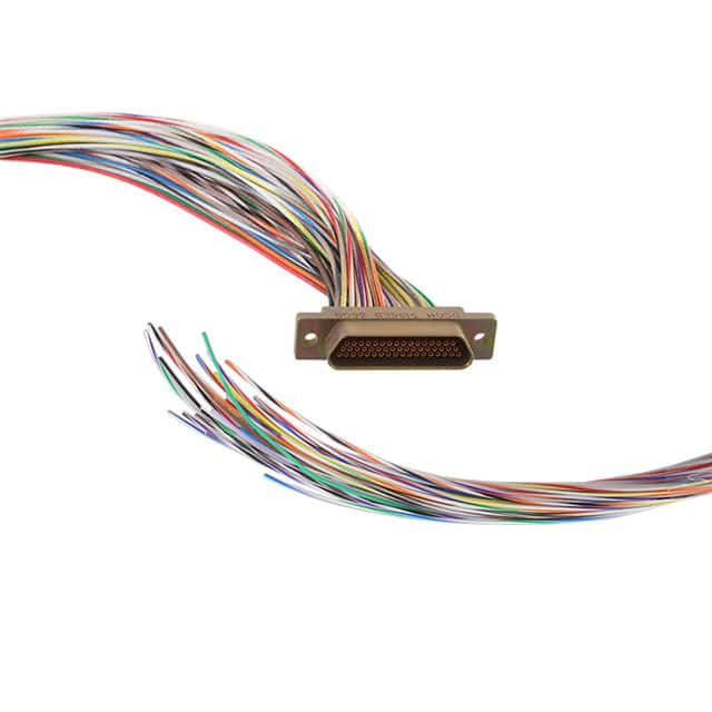 DCCM51S6E5-36.0B MICRO-D SKT 51POS WIRE LEAD 36"