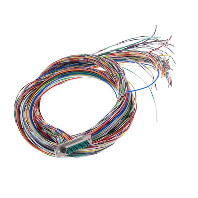 DCCM51P6E5-36.0BN MICRO-D PLUG 51POS WIRE LEAD 36"