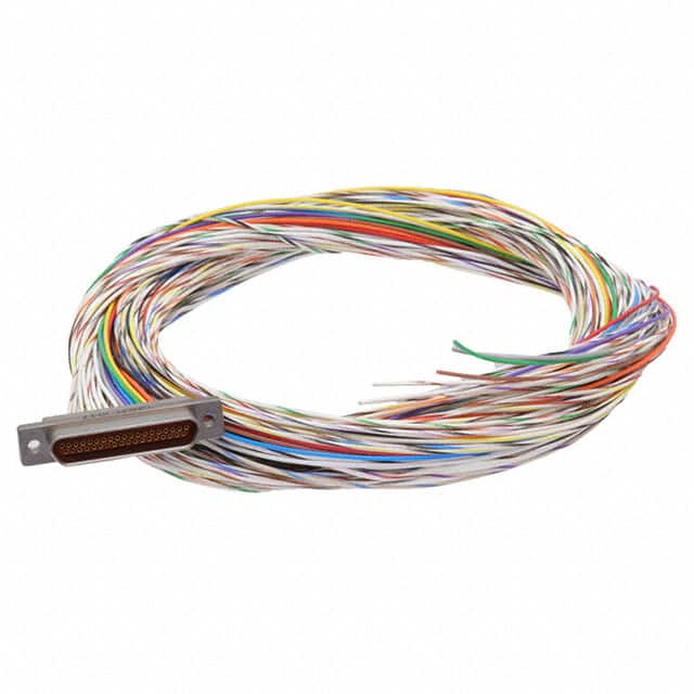 DCCM37S6E5-36.0BN MICRO-D SKT 37POS WIRE LEAD 36"