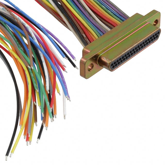 M83513/03-F03C MICRO-D PLUG 37POS PIN 18" WIRE