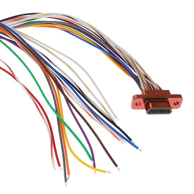 MDM-15PH046B CABLE ASSY D TO WIRE 15P 1.83M