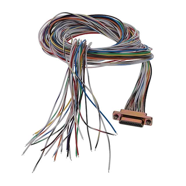 MDM-25PH006F CABLE ASY D TO WIRE 25P 914.4MM
