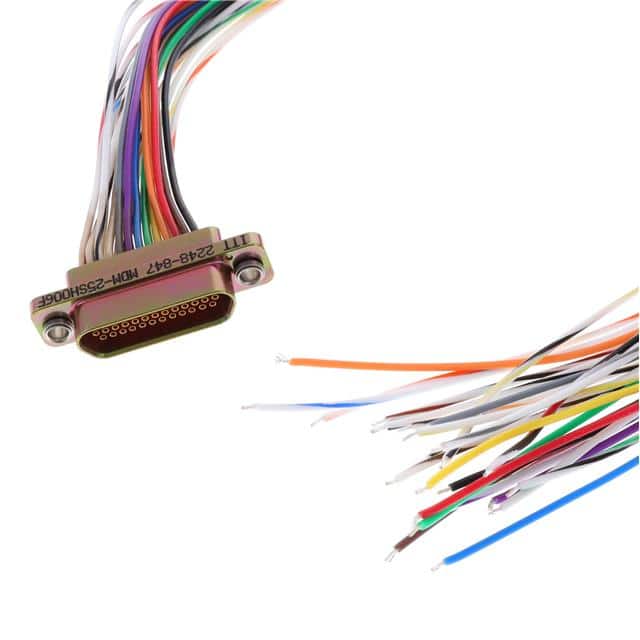 MDM-25SH006F CABLE ASY D TO WIRE 25P 914.4MM