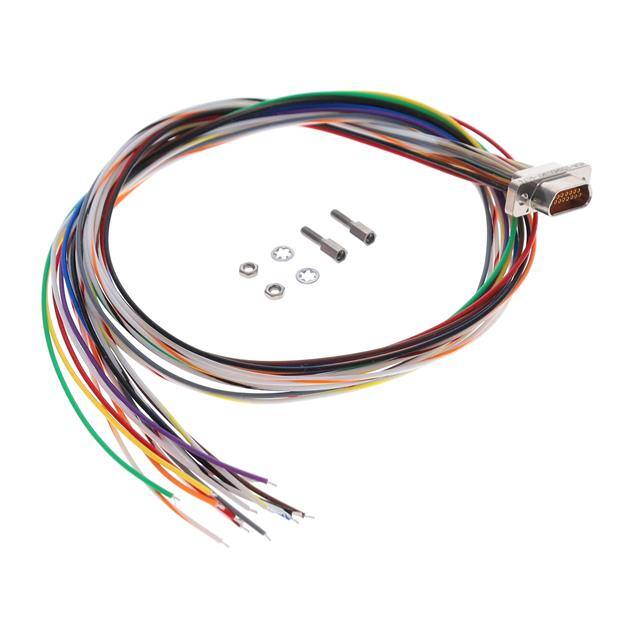 MDM-15SH003M7-A174 CABLE ASY D TO WIRE 15P 457.2MM