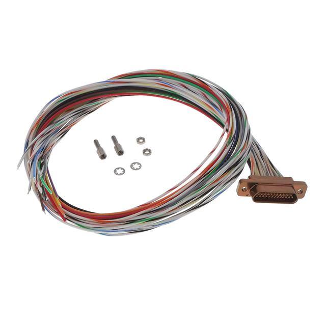 MDM-25SH003M7 CABLE ASY D TO WIRE 25P 457.2MM