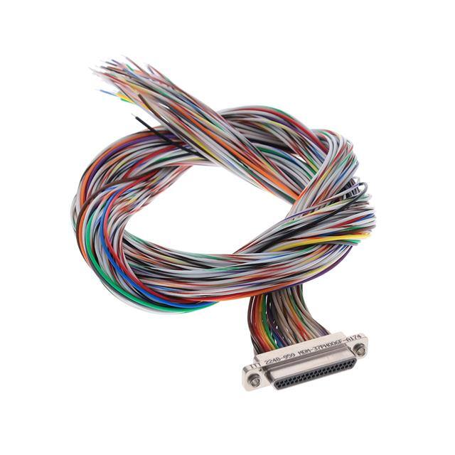 MDM-37PH006F-A174 CABLE ASY D TO WIRE 37P 914.4MM