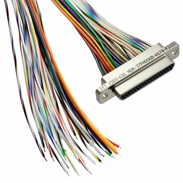 MDM-37PH006B-A174-F222 CABLE ASY D TO WIRE 37P 914.4MM