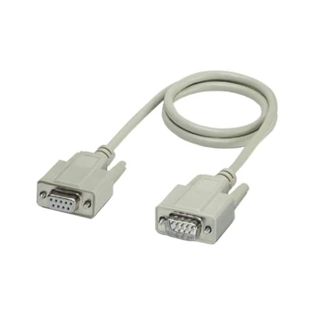 1656259 CABLE ASSY DB09 SHIELDED GRAY 5M