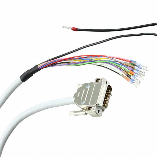 2926438 CABLE ASSY DB15 SHLD GRAY 500MM