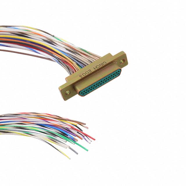 DCCM31P6E5-18.0BN MICRO-D PLUG 31POS WIRE LEAD 18"