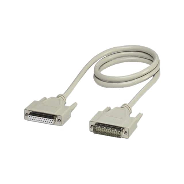 1656301 CABLE ASSY DB25 SHIELDED GRAY 2M