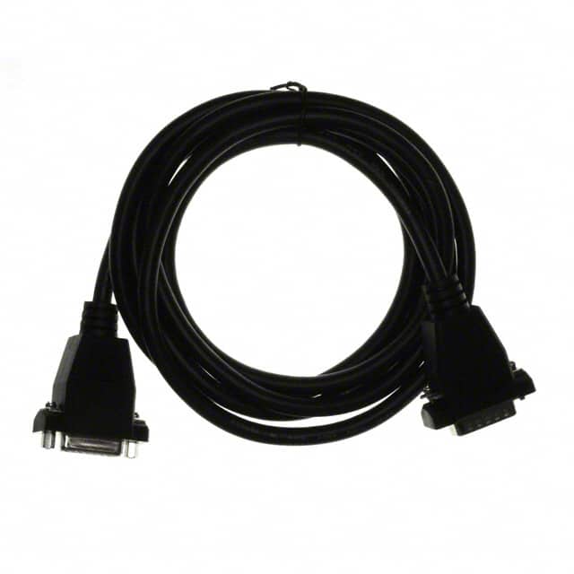 LDSUB-15-MF-CBL CABLE ASSY DB15 SHLD BLACK 2M
