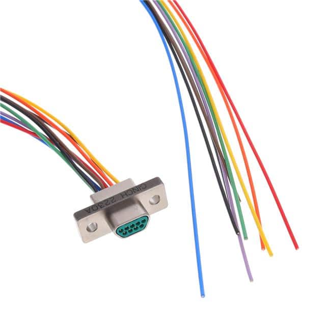 DCCM9P6E5-18.0BN MICRO-D PLUG 9POS WIRE LEAD 18"