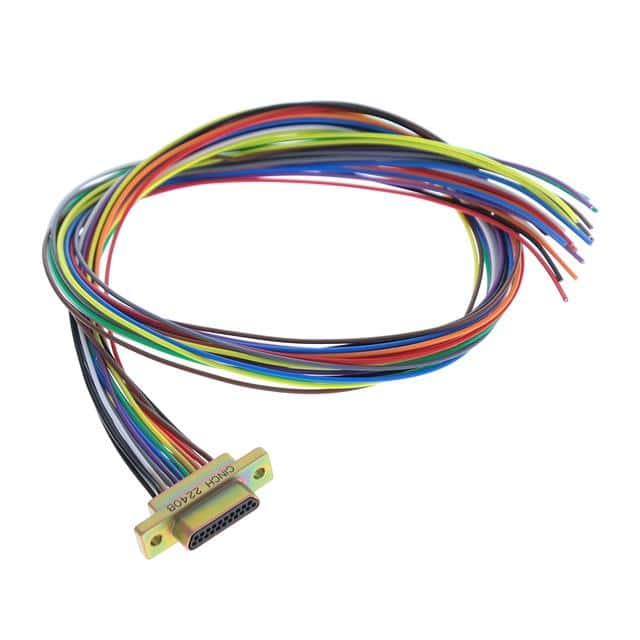 M83513/03-C03C 21 POS PLUG 18" COLR PTFE CD PLT