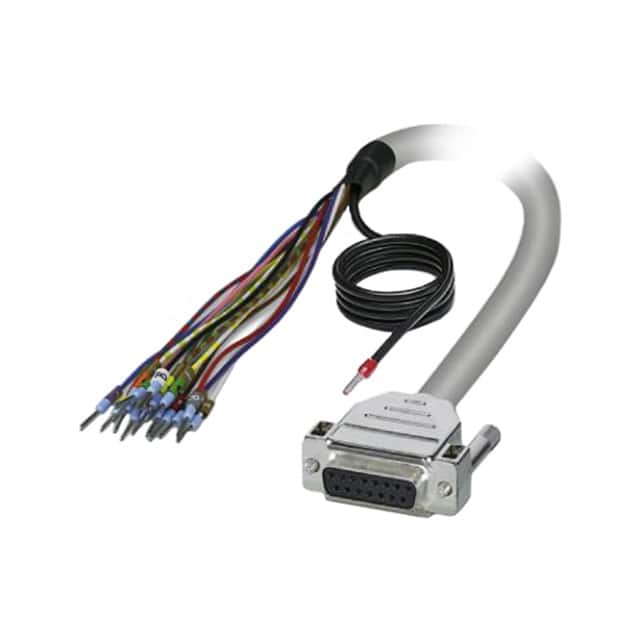 2926085 CABLE ASSY DB15 SHLD GRAY 500MM