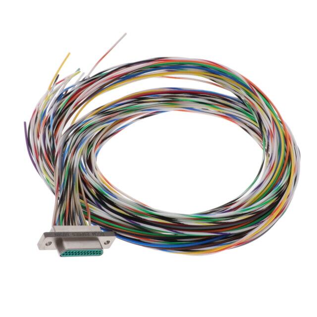 DCCM25P6E5-36.0BN MICRO-D PLUG 25POS WIRE LEAD 36"